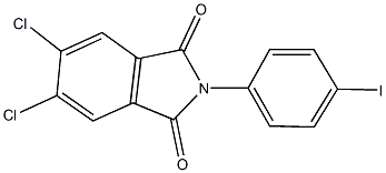 5,6-dichloro-2-(4-iodophenyl)-1H-isoindole-1,3(2H)-dione Struktur