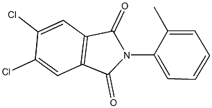 5,6-dichloro-2-(2-methylphenyl)-1H-isoindole-1,3(2H)-dione Structure