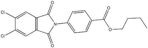 331420-76-9 butyl 4-(5,6-dichloro-1,3-dioxo-1,3-dihydro-2H-isoindol-2-yl)benzoate