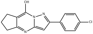 2-(4-chlorophenyl)-6,7-dihydro-5H-cyclopenta[d]pyrazolo[1,5-a]pyrimidin-8-ol,331422-72-1,结构式