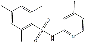 2,4,6-trimethyl-N-(4-methyl-2-pyridinyl)benzenesulfonamide|