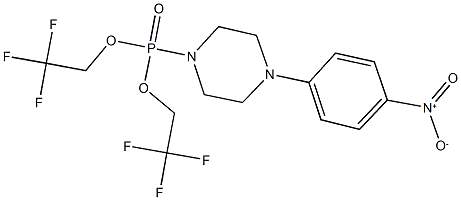 bis(2,2,2-trifluoroethyl) 4-{4-nitrophenyl}-1-piperazinylphosphonate,331430-71-8,结构式