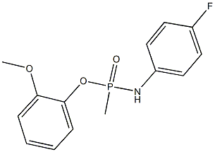 2-methoxyphenyl N-(4-fluorophenyl)-P-methylphosphonamidoate,331430-72-9,结构式