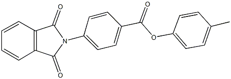 4-methylphenyl 4-(1,3-dioxo-1,3-dihydro-2H-isoindol-2-yl)benzoate|