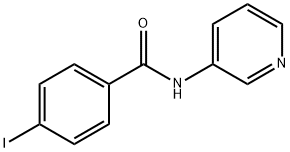 4-iodo-N-pyridin-3-ylbenzamide Struktur