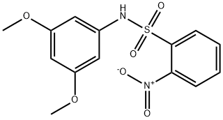 N-(3,5-dimethoxyphenyl)-2-nitrobenzenesulfonamide Structure