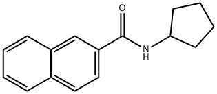 N-cyclopentyl-2-naphthamide Structure