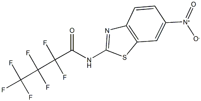 331444-54-3 2,2,3,3,4,4,4-heptafluoro-N-{6-nitro-1,3-benzothiazol-2-yl}butanamide