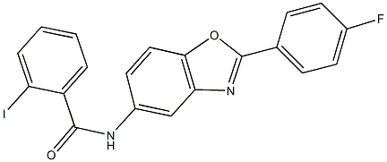 N-[2-(4-fluorophenyl)-1,3-benzoxazol-5-yl]-2-iodobenzamide|