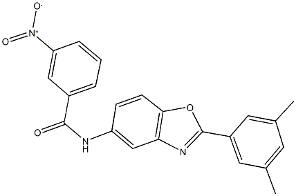 N-[2-(3,5-dimethylphenyl)-1,3-benzoxazol-5-yl]-3-nitrobenzamide|