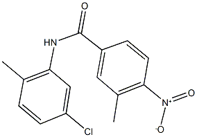 N-(5-chloro-2-methylphenyl)-4-nitro-3-methylbenzamide Structure