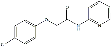2-(4-chlorophenoxy)-N-(2-pyridinyl)acetamide 化学構造式