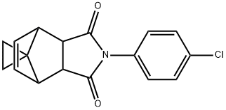4-(4-chlorophenyl)-spiro[4-azatricyclo[5.2.1.0~2,6~]dec[8]ene-10,1'-cyclopropane]-3,5-dione,331627-00-0,结构式