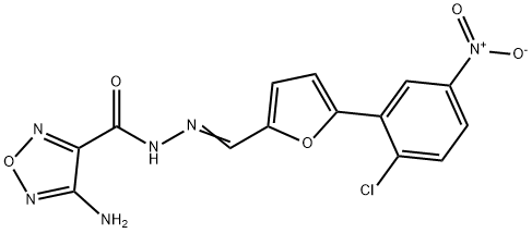 331650-50-1 4-amino-N'-[(5-{2-chloro-5-nitrophenyl}-2-furyl)methylene]-1,2,5-oxadiazole-3-carbohydrazide