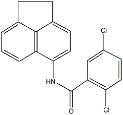 2,5-dichloro-N-(1,2-dihydro-5-acenaphthylenyl)benzamide Struktur
