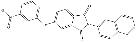 5-{3-nitrophenoxy}-2-(2-naphthyl)-1H-isoindole-1,3(2H)-dione,331656-29-2,结构式