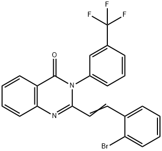331657-63-7 2-[2-(2-bromophenyl)vinyl]-3-[3-(trifluoromethyl)phenyl]-4(3H)-quinazolinone