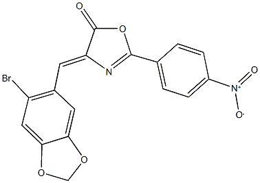 331659-96-2 4-[(6-bromo-1,3-benzodioxol-5-yl)methylene]-2-{4-nitrophenyl}-1,3-oxazol-5(4H)-one