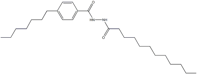 N'-dodecanoyl-4-heptylbenzohydrazide Structure