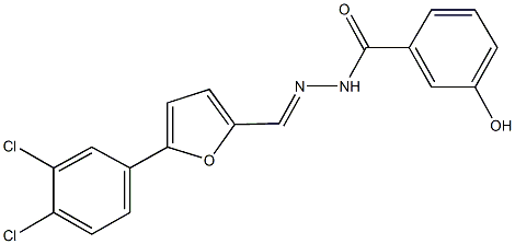 N'-{[5-(3,4-dichlorophenyl)-2-furyl]methylene}-3-hydroxybenzohydrazide|