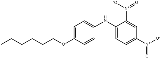 N-[4-(hexyloxy)phenyl]-2,4-dinitroaniline Structure