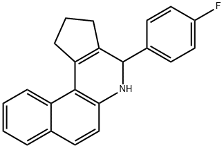4-(4-fluorophenyl)-2,3,4,5-tetrahydro-1H-benzo[f]cyclopenta[c]quinoline Structure