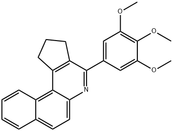 4-(3,4,5-trimethoxyphenyl)-2,3-dihydro-1H-benzo[f]cyclopenta[c]quinoline|