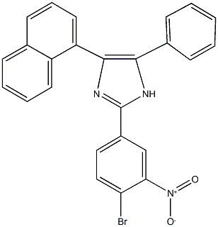 2-{4-bromo-3-nitrophenyl}-4-naphthalen-1-yl-5-phenyl-1H-imidazole|