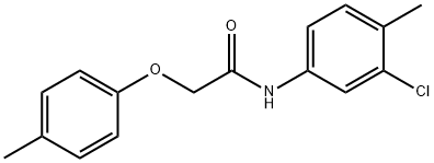 N-(3-chloro-4-methylphenyl)-2-(4-methylphenoxy)acetamide Structure
