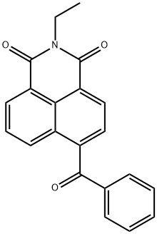 2-ethyl-6-(phenylcarbonyl)-1H-benzo[de]isoquinoline-1,3(2H)-dione Structure