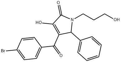 331751-64-5 4-(4-bromobenzoyl)-3-hydroxy-1-(3-hydroxypropyl)-5-phenyl-1,5-dihydro-2H-pyrrol-2-one
