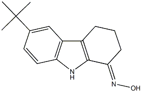 6-tert-butyl-2,3,4,9-tetrahydro-1H-carbazol-1-one oxime,331760-82-8,结构式