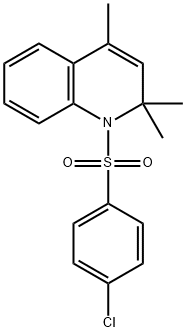 1-[(4-chlorophenyl)sulfonyl]-2,2,4-trimethyl-1,2-dihydroquinoline,331761-02-5,结构式