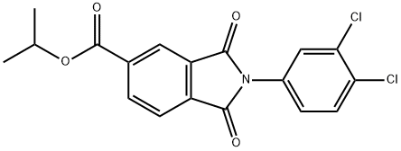 isopropyl 2-(3,4-dichlorophenyl)-1,3-dioxo-5-isoindolinecarboxylate|