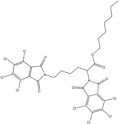 331830-92-3 heptyl 2,6-bis(4,5,6,7-tetrachloro-1,3-dioxo-1,3-dihydro-2H-isoindol-2-yl)hexanoate