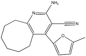 331837-98-0 2-amino-4-(5-methyl-2-furyl)-5,6,7,8,9,10-hexahydrocycloocta[b]pyridine-3-carbonitrile