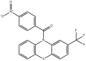 10-{4-nitrobenzoyl}-2-(trifluoromethyl)-10H-phenothiazine Structure