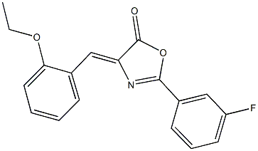 4-(2-ethoxybenzylidene)-2-(3-fluorophenyl)-1,3-oxazol-5(4H)-one|