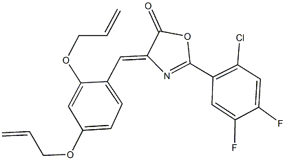 331849-63-9 4-[2,4-bis(allyloxy)benzylidene]-2-(2-chloro-4,5-difluorophenyl)-1,3-oxazol-5(4H)-one