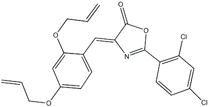 4-[2,4-bis(allyloxy)benzylidene]-2-(2,4-dichlorophenyl)-1,3-oxazol-5(4H)-one|