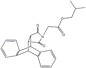331865-71-5 isobutyl (16,18-dioxo-17-azapentacyclo[6.6.5.0~2,7~.0~9,14~.0~15,19~]nonadeca-2,4,6,9,11,13-hexaen-17-yl)acetate