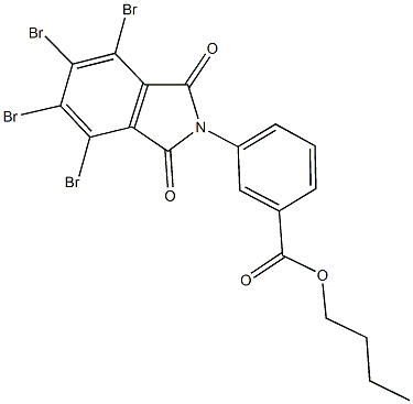 butyl 3-(4,5,6,7-tetrabromo-1,3-dioxo-1,3-dihydro-2H-isoindol-2-yl)benzoate|