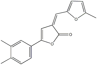 5-(3,4-dimethylphenyl)-3-[(5-methyl-2-furyl)methylene]-2(3H)-furanone|