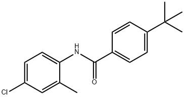 4-tert-butyl-N-(4-chloro-2-methylphenyl)benzamide Structure