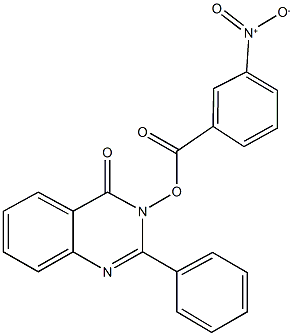 3-({3-nitrobenzoyl}oxy)-2-phenyl-4(3H)-quinazolinone|