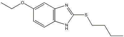 2-(butylsulfanyl)-1H-benzimidazol-5-yl ethyl ether Struktur
