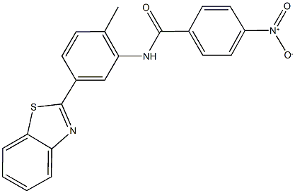 N-[5-(1,3-benzothiazol-2-yl)-2-methylphenyl]-4-nitrobenzamide Struktur