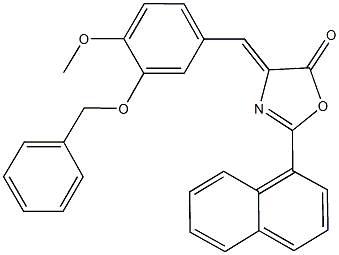 331974-89-1 4-[3-(benzyloxy)-4-methoxybenzylidene]-2-(1-naphthyl)-1,3-oxazol-5(4H)-one