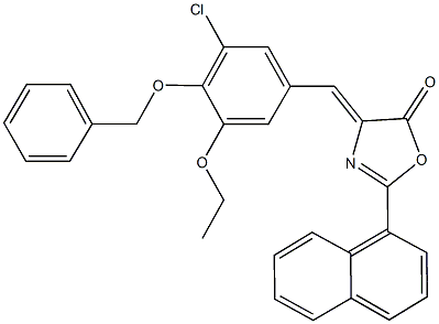 331974-97-1 4-[4-(benzyloxy)-3-chloro-5-ethoxybenzylidene]-2-(1-naphthyl)-1,3-oxazol-5(4H)-one