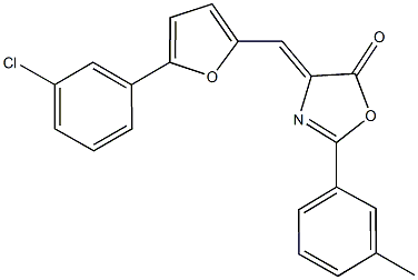 331975-45-2 4-{[5-(3-chlorophenyl)-2-furyl]methylene}-2-(3-methylphenyl)-1,3-oxazol-5(4H)-one